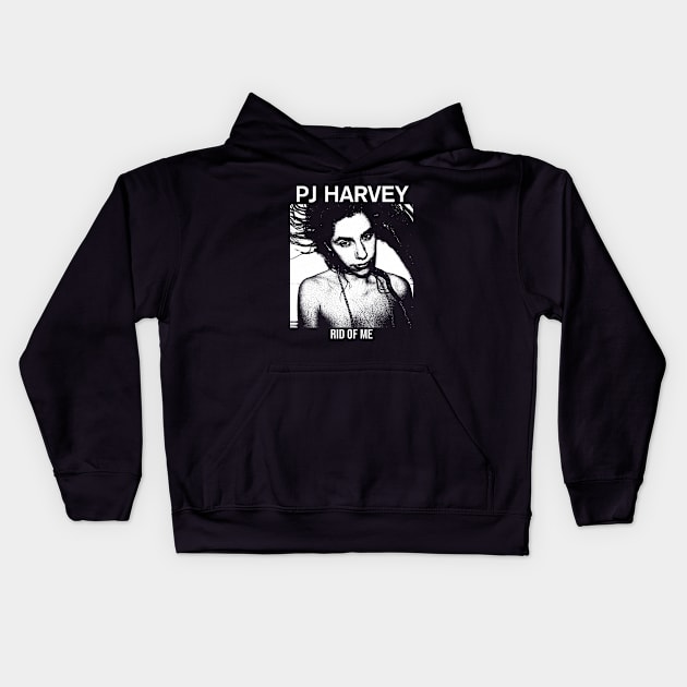 90s Pj Harvey Kids Hoodie by Popstars